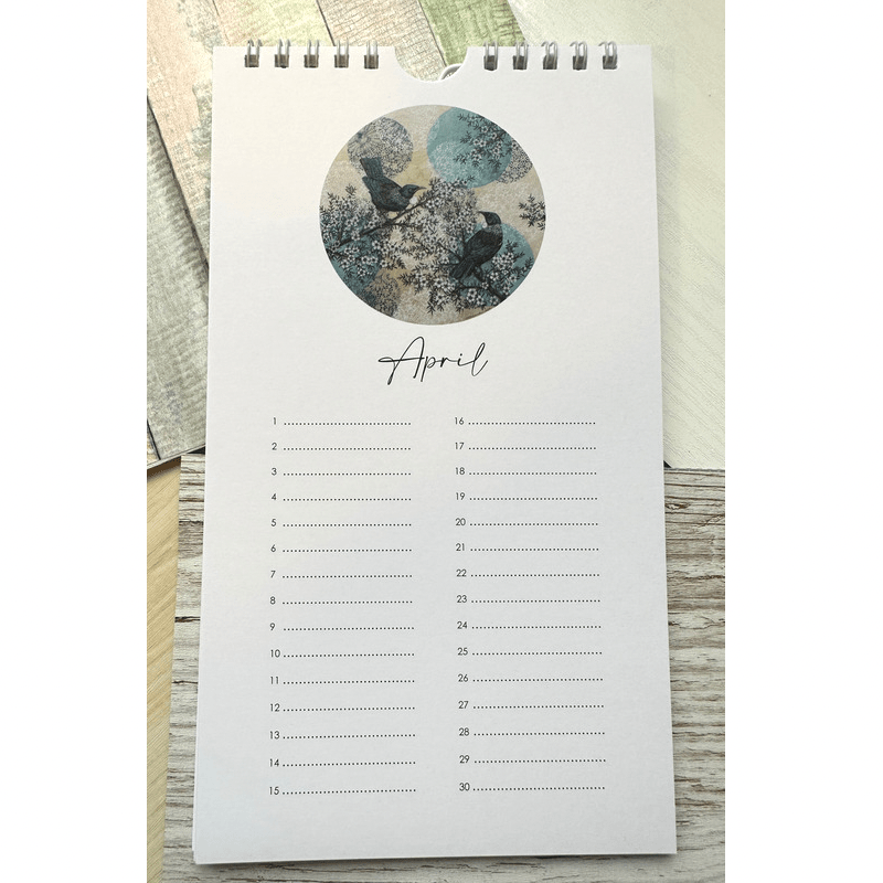 Perpetual Calendar NZ Birds Just Like You