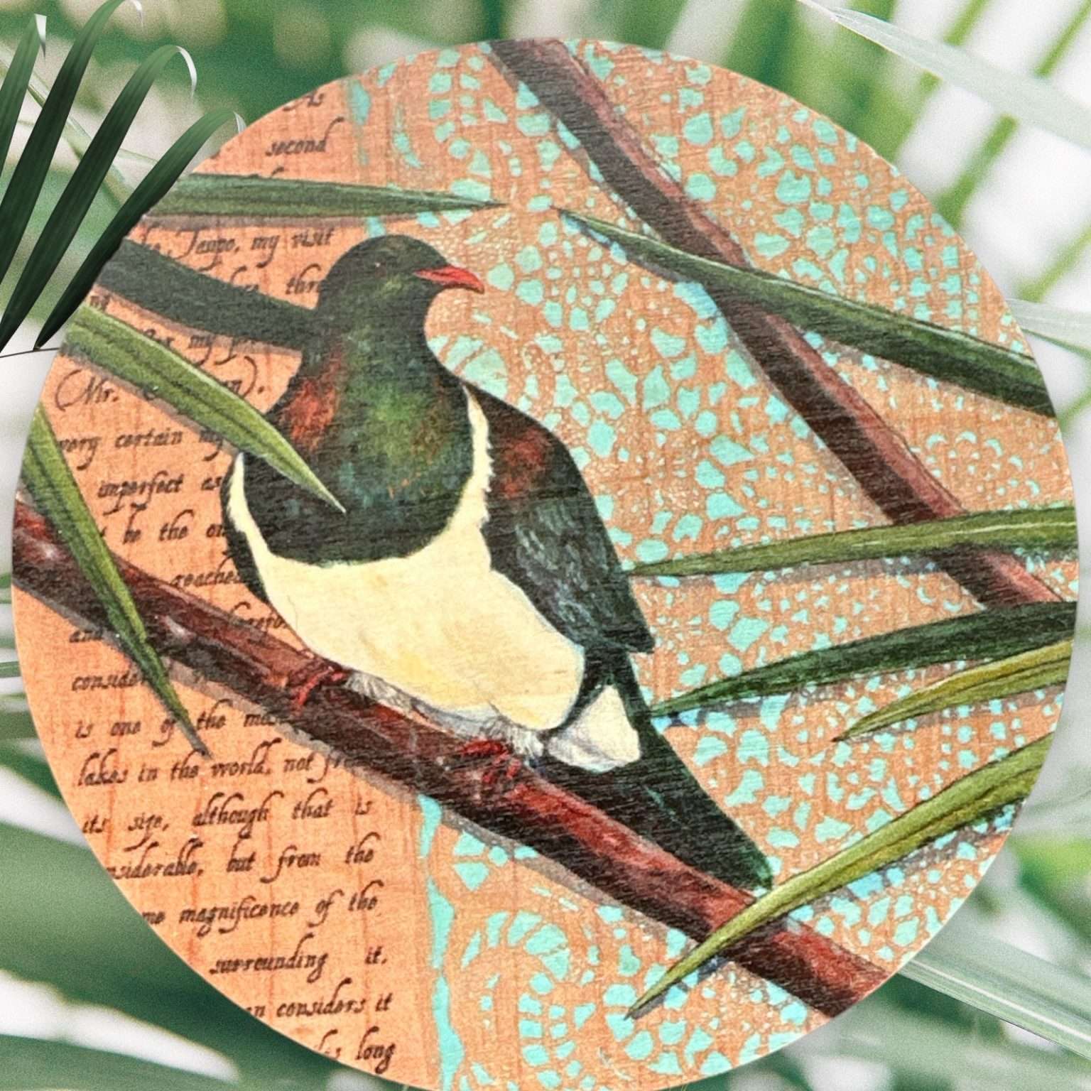 Kereru/Wood Pigeon bird wall art Just Like You